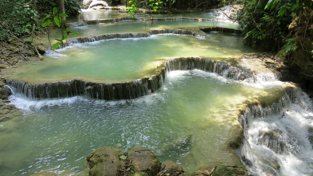 pools at the Kuang Si Falls