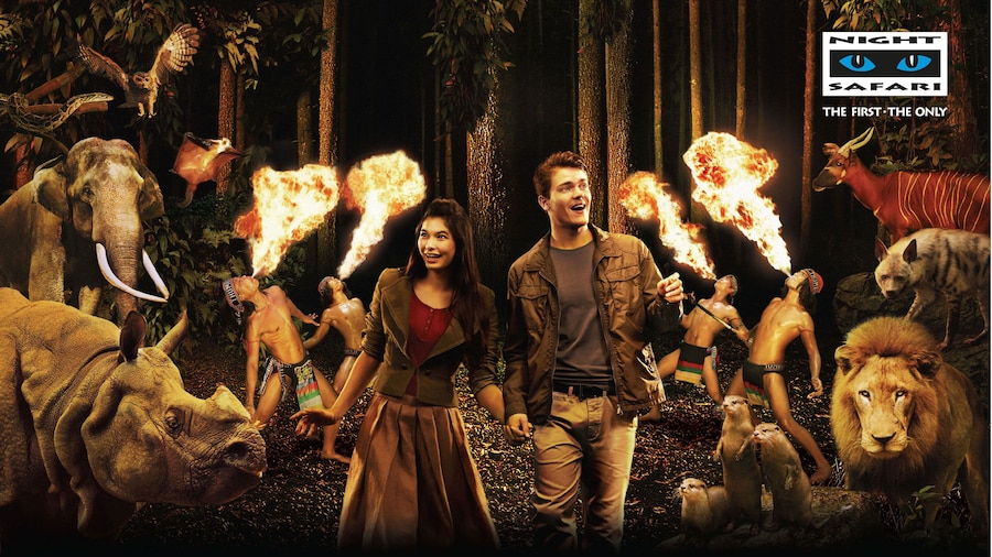 Ad for Night Safari in Singapore