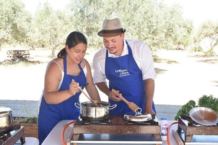 Private Cretan Cooking Experience- Cook with us!