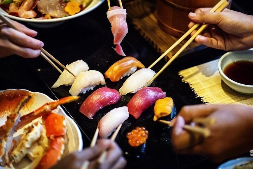 guided japanesefood tour in shibuya(tokyo)