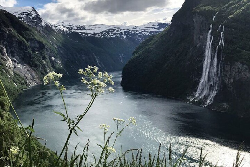 The Geirangerfjord with THE seven sister waterfall