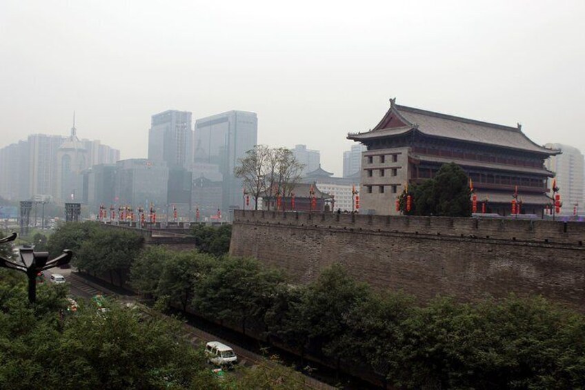 The Old City Wall of Xian