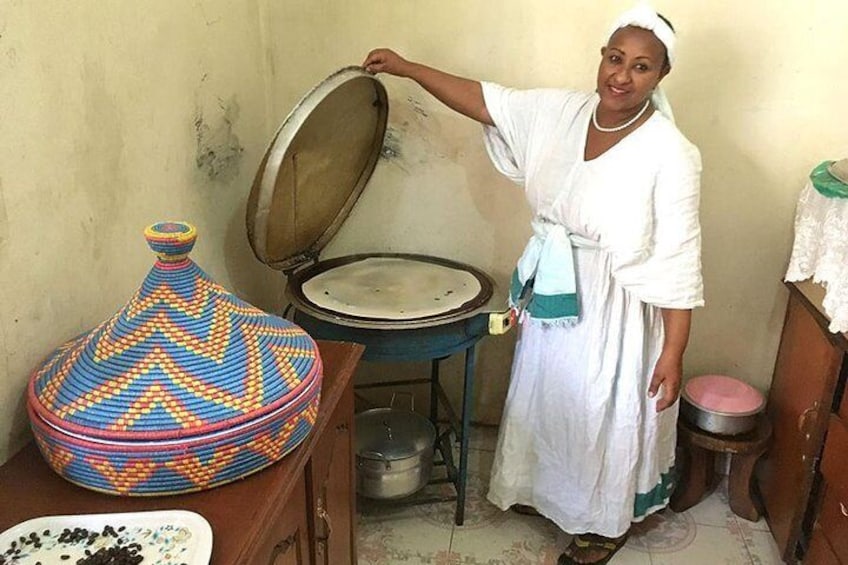 Learn to make Injera in Addis with a local