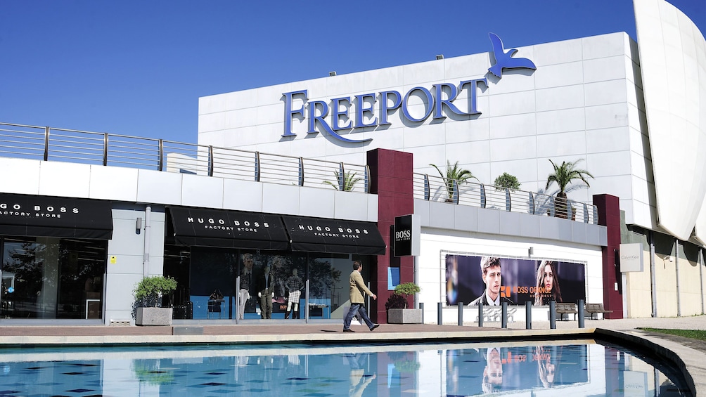 shopping at the Freeport Mall in Lisbon