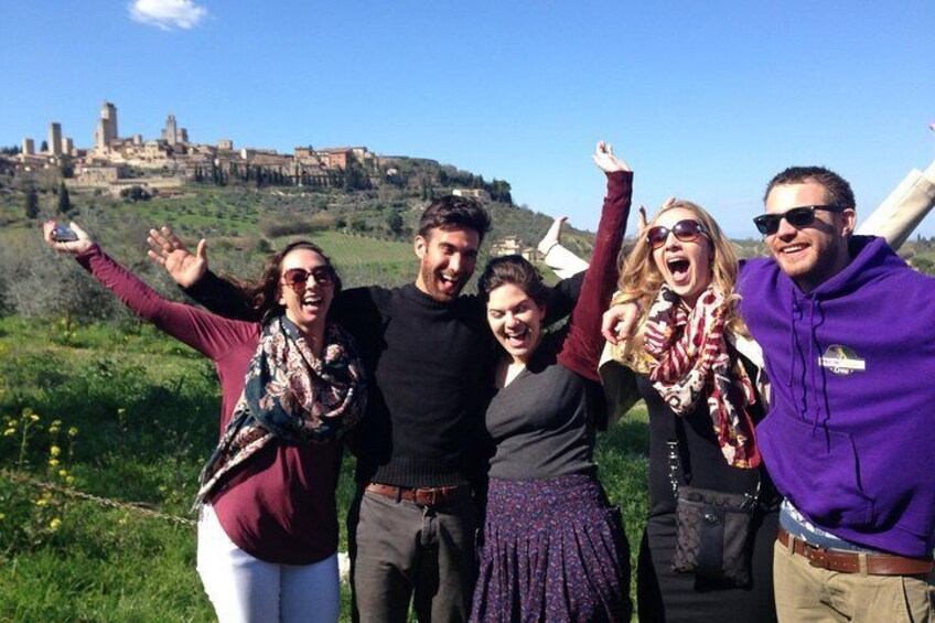 View point of San Gimignano
