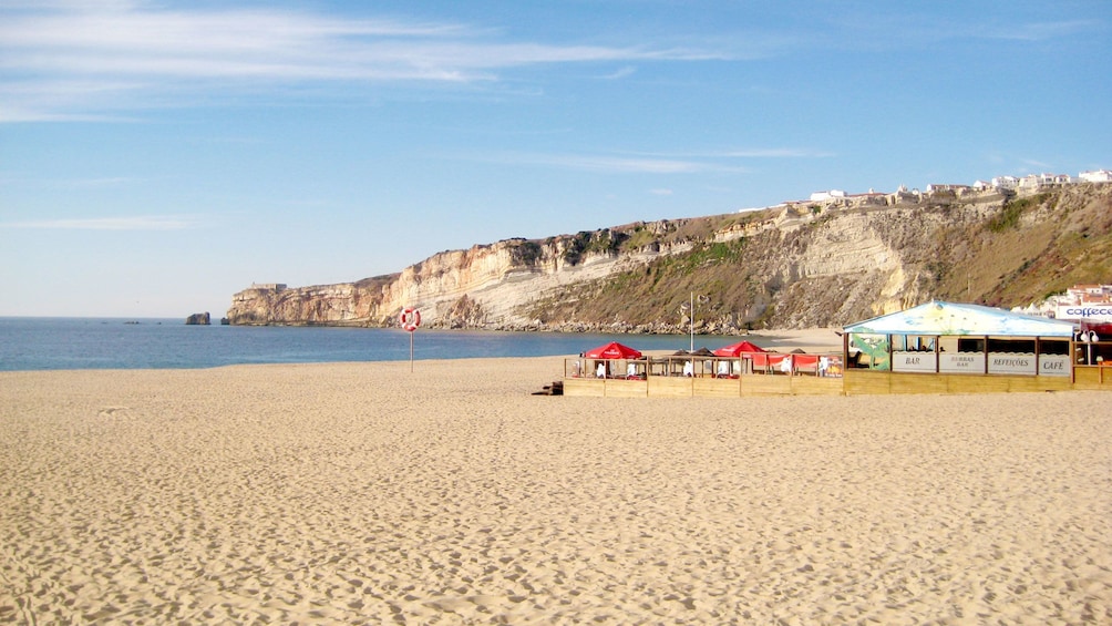 an empty beach in Portugal