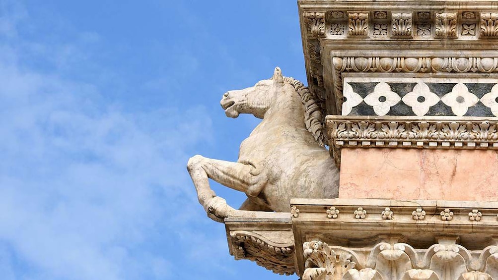 Horse statue in Florence Italy