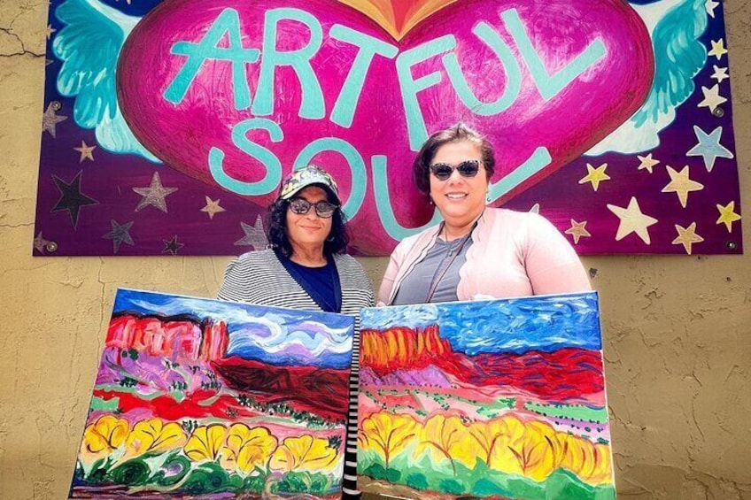 Best Ever Painting Class at Artful Soul Santa Fe