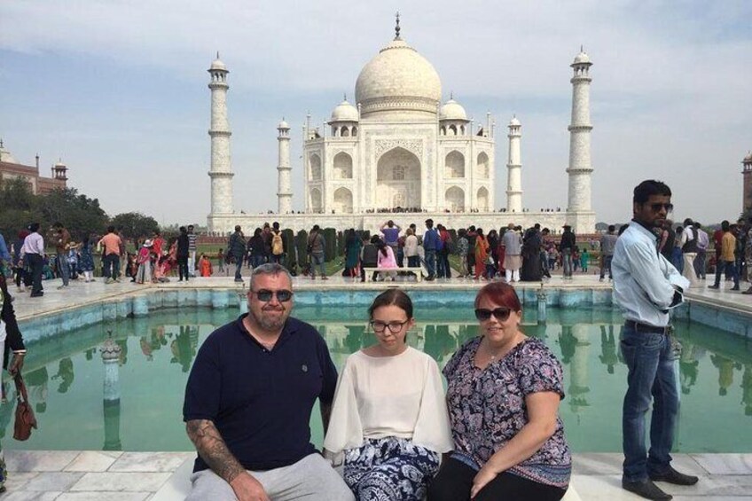 VIP bench Taj Mahal