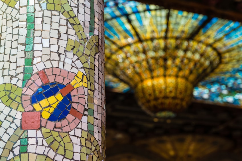 Palace of Catalan Music Tour.  Audio guide tour