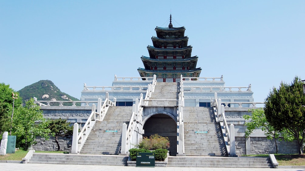 Pagoda style building in Seoul