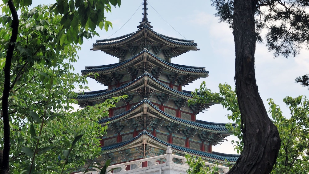 Pagoda style building in Seoul