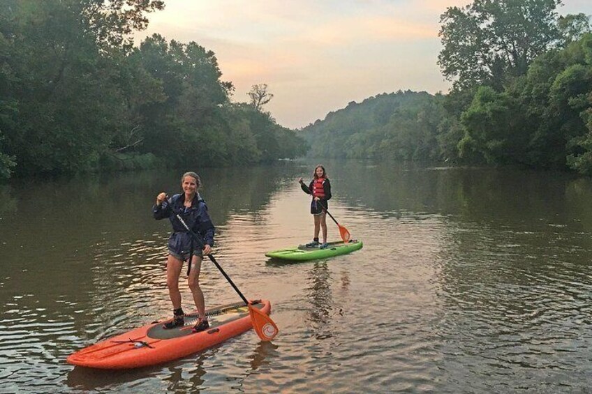 4-Mile Guided Paddleboard Tour on The French Broad River in Asheville