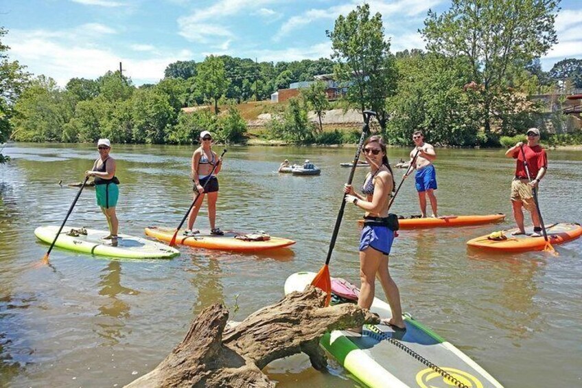 Guided Asheville Stand Up Paddle Tour