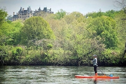 7 Mile Guided Paddleboard Tour On The French Broad River in Asheville