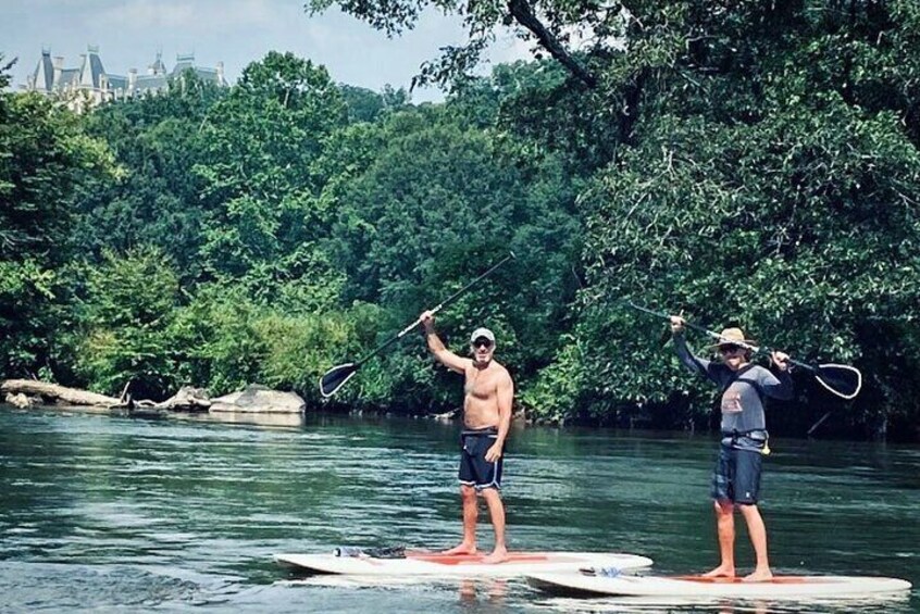 7 Mile Guided Paddleboard Tour On The French Broad River in Asheville