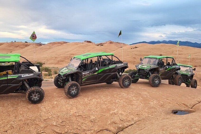 New KRX 4 machines by the Moab Tourism Center.