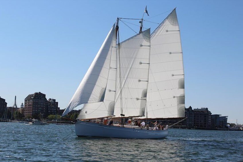 Hop aboard Adirondack III in Boston Harbor