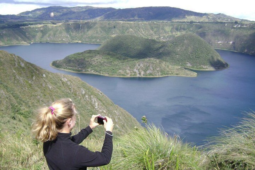 Cuicocha Crater Lake.