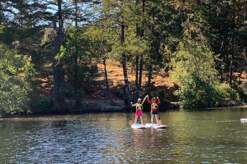 Paddling Thetis Lake