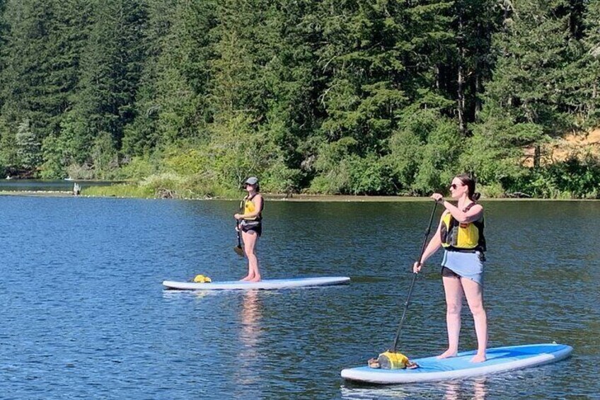 Paddling Thetis Lake