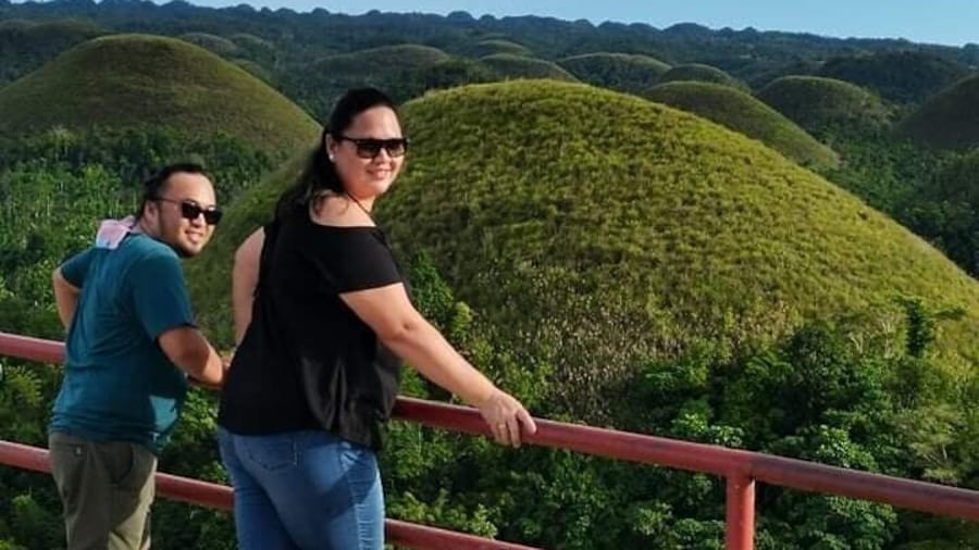 Chocolate Hills! More than 1700 chocolate formed hills that can only be seen here in our beautiful province of Bohol, Philippines. It is the first geopark of our country