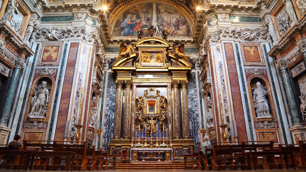 Interview view of the Basilica of St. Mary Major in Italy