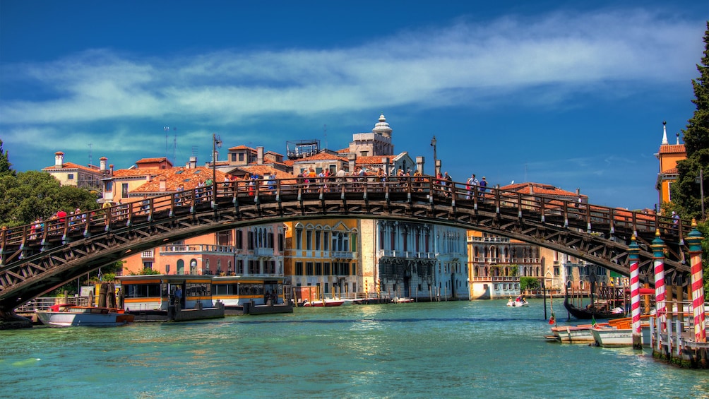 Bridge over the Grand Canal in Venice Italy 
