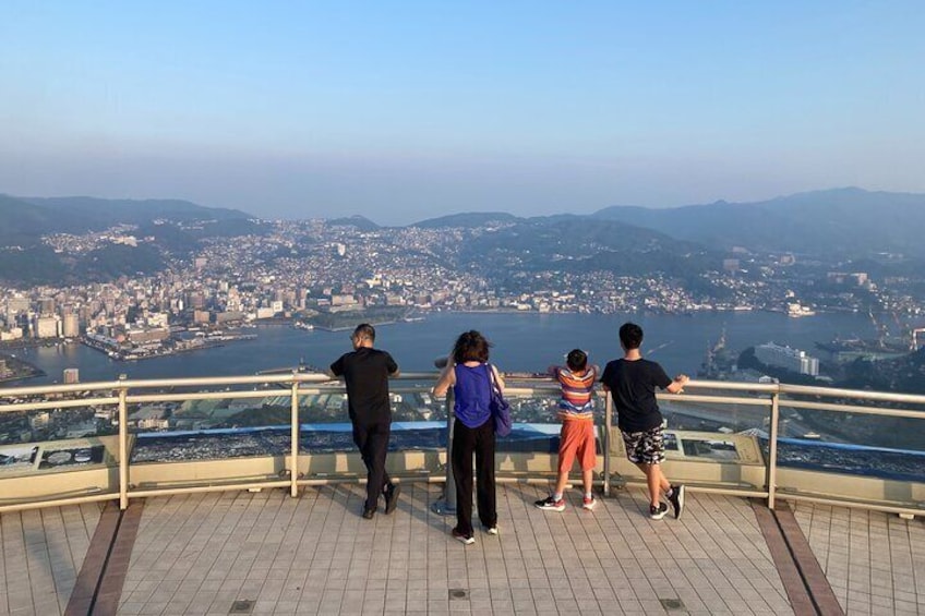 Spectacular views from Mount Inasa, Nagasaki City.