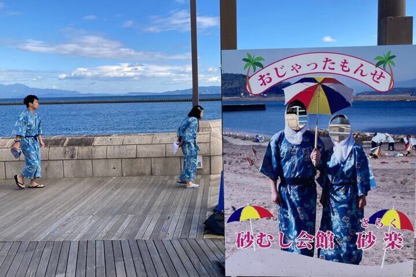 The Volcanic Sand baths in Kagoshima are a unique experience.