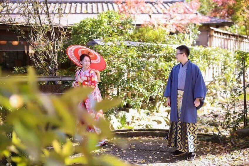 Couples' special kimono experience