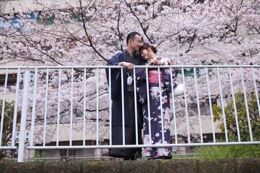 Couples' special kimono experience