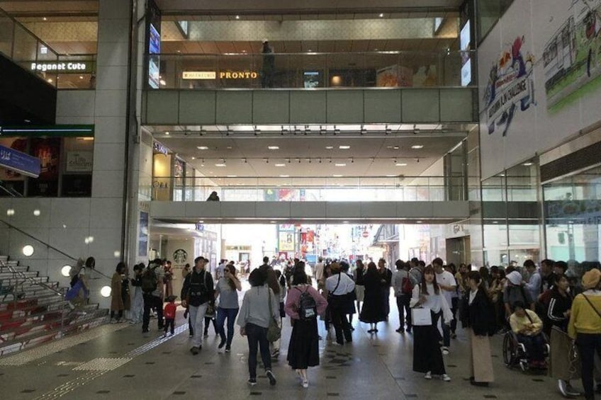 We will experience a shoppers delight, the area of Tenjin.