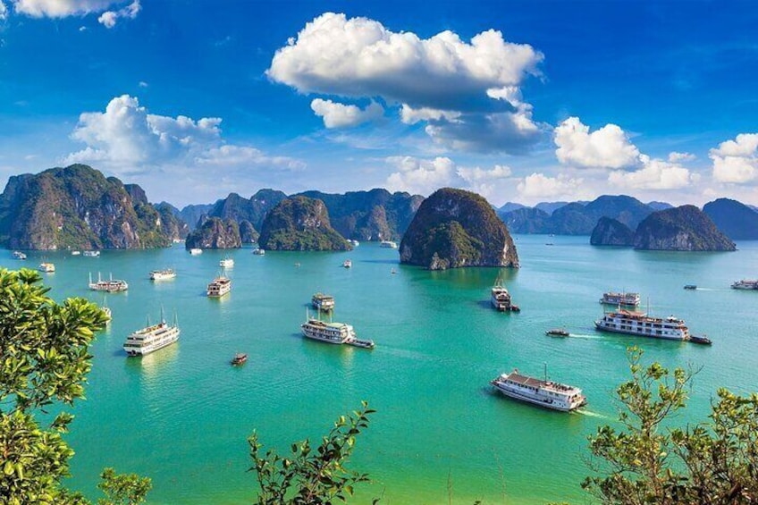 Ha Long Bay Shore Excursion: Fantastic Full Day Cruise by boat