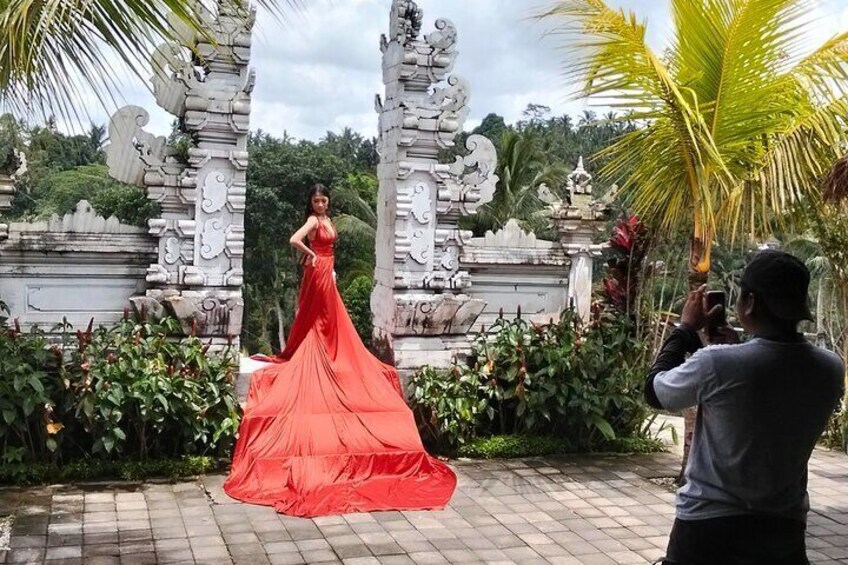 Beautiful picture point at Happy Bali Swing Tegalalang