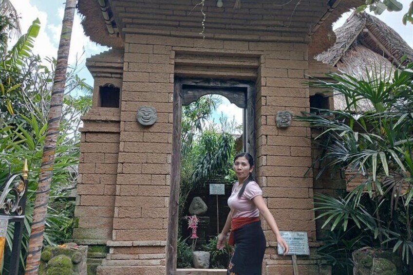 Front gate Bali Traditional house