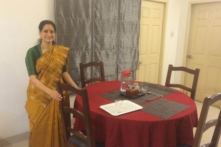 Your local host Srividya