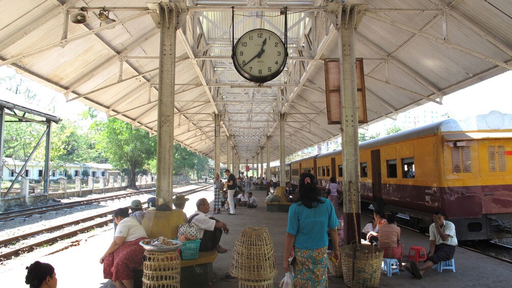 Train station in Yangon