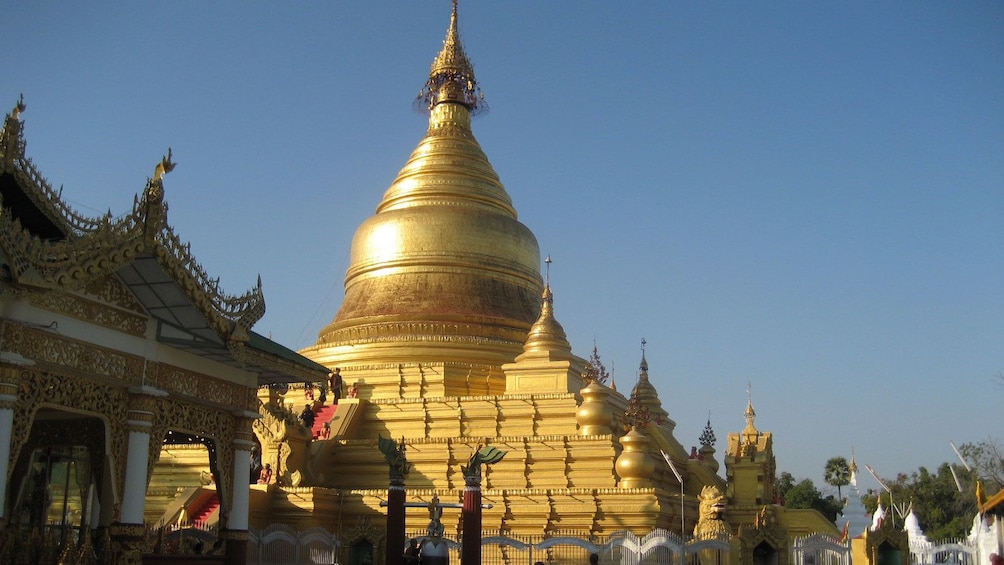 Golden stupa in Syriam