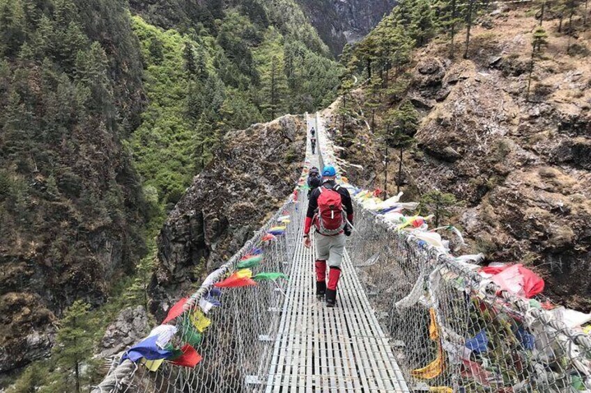 The bridge at the second day 