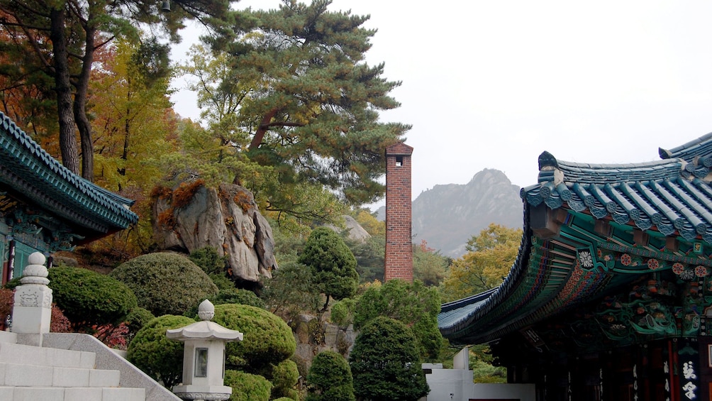view of mountains in seoul