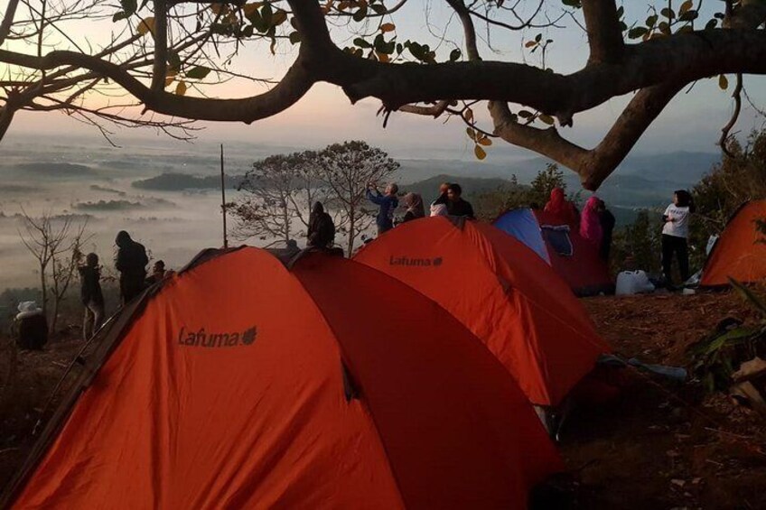 In Sasak Mountain, we provide tend and Camping with our Tour Guide.