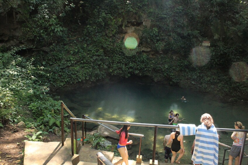 Full Day- Caving, Inland Blue Hole, Animal Sanctuary