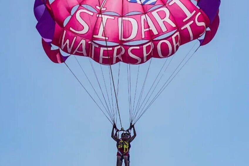 Double Paragliding Ride Experience at Megali Beach 