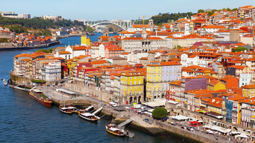 Waterfront city of Porto