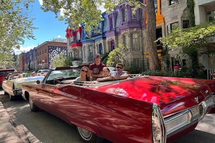 PRIVATE 2-Hour tour of Montréal in Convertible Cadillac + Murals