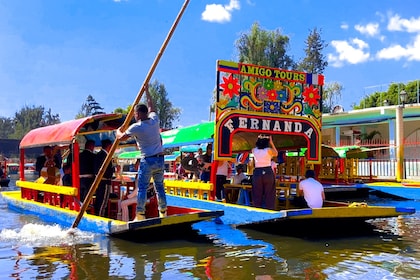 Visite de Xochimilco, du musée Frida Kahlo, de Coyoacan et de l'UNAM