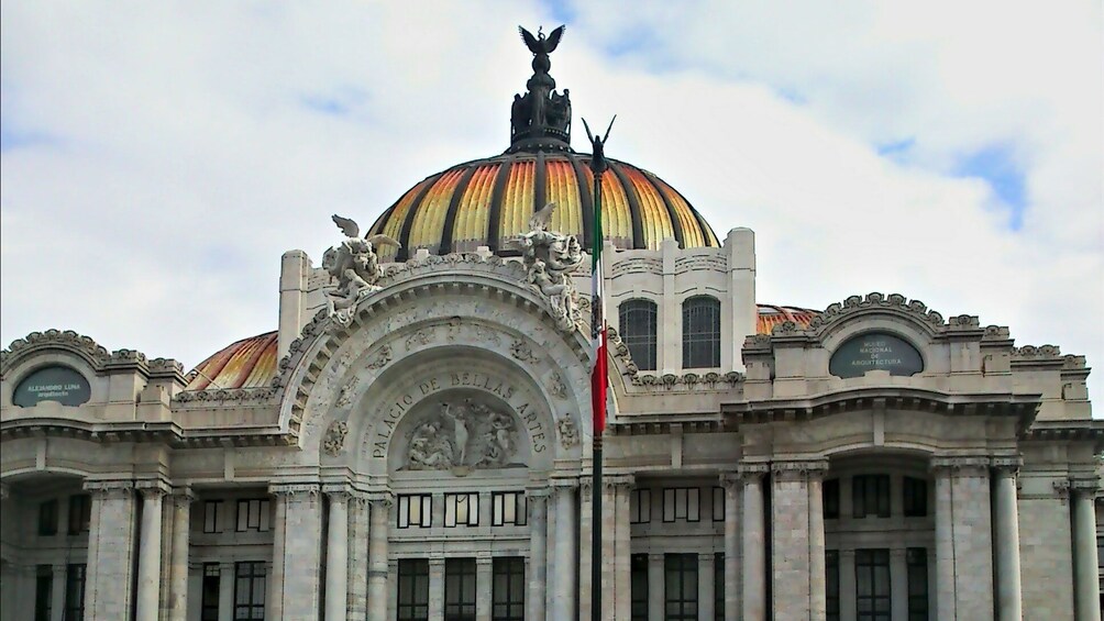 The Palacio de Bellas Artes in Mexico City