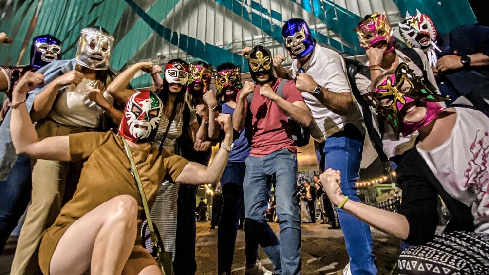 Mexican Night Out with Mariachi, Lucha Libre and Tequila guided tour