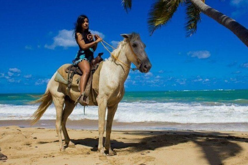 Half-day horseback riding at the Beach and montaña Redonda with Pepe adventure